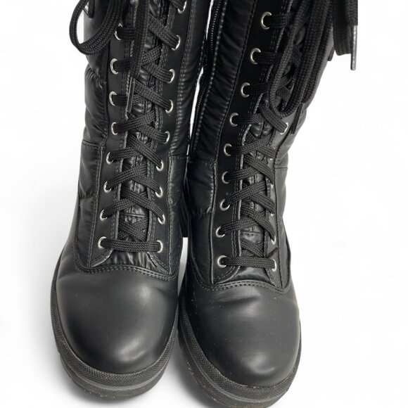 Olang Women's Black Lace Up Waterproof Insulated Winter Boots EU 38 USA 7.5 - Picture 4 of 13